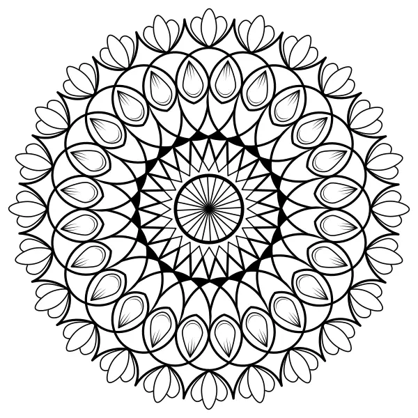 Mandala 48 | Desenhos para colorir online para crianças