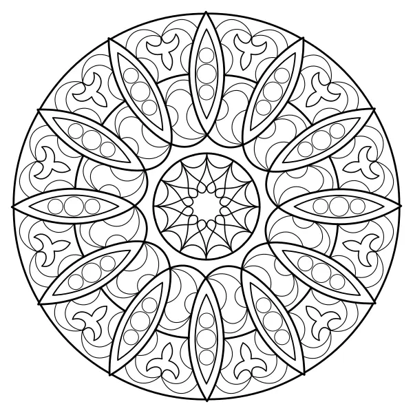 Mandala 50 | Desenhos para colorir online para crianças