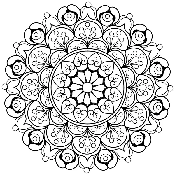 Mandala 53 | Desenhos para colorir online para crianças