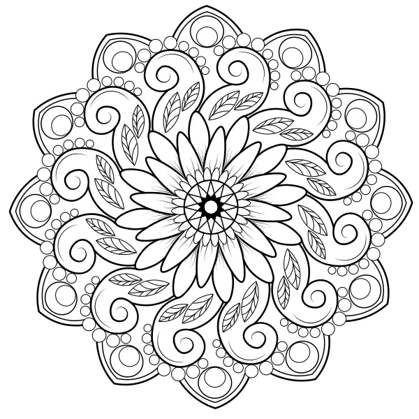 Mandala 54 | Desenhos para colorir online para crianças