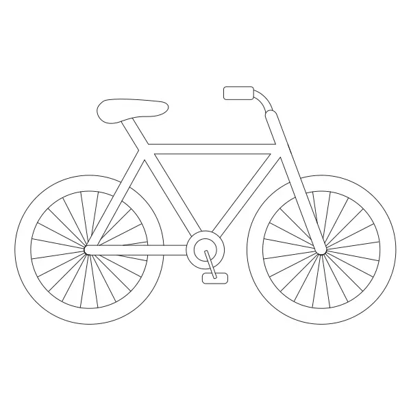 Bicicleta | Desenhos para colorir online para crianças