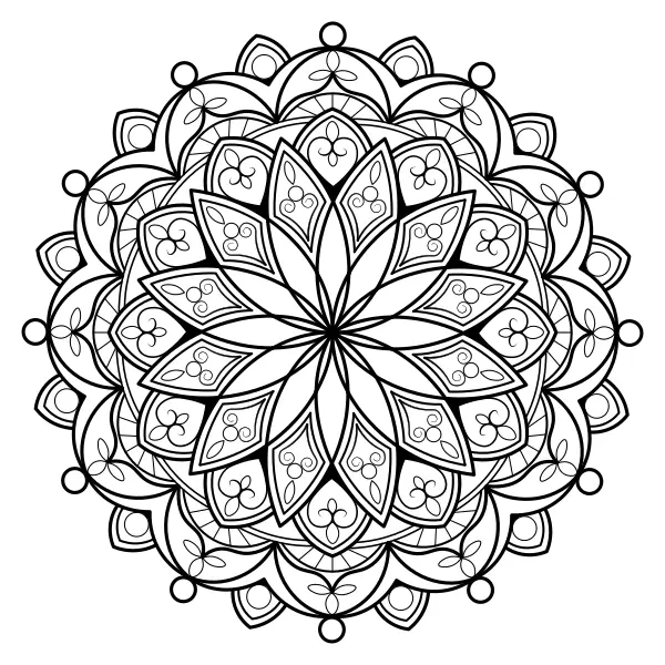Mandala 55 | Desenhos para colorir online para crianças