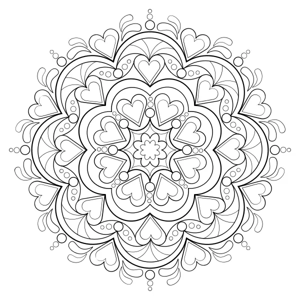 Mandala 57 | Desenhos para colorir online para crianças