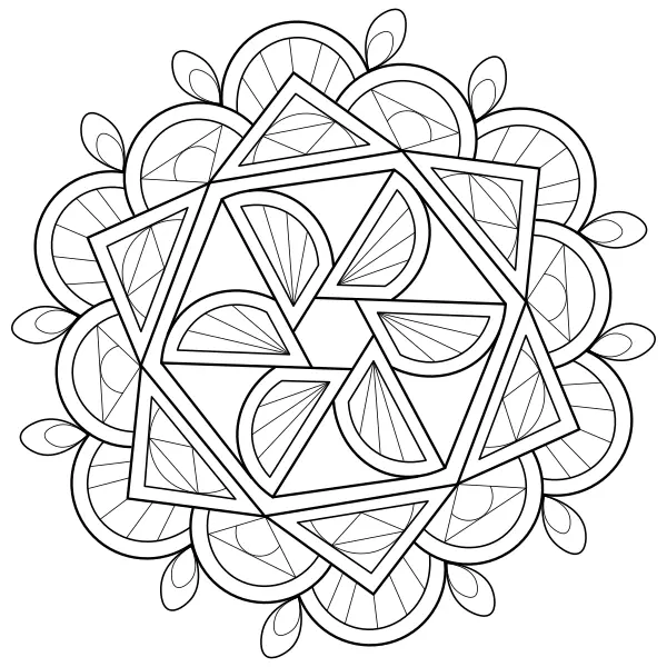 Mandala 58 | Desenhos para colorir online para crianças