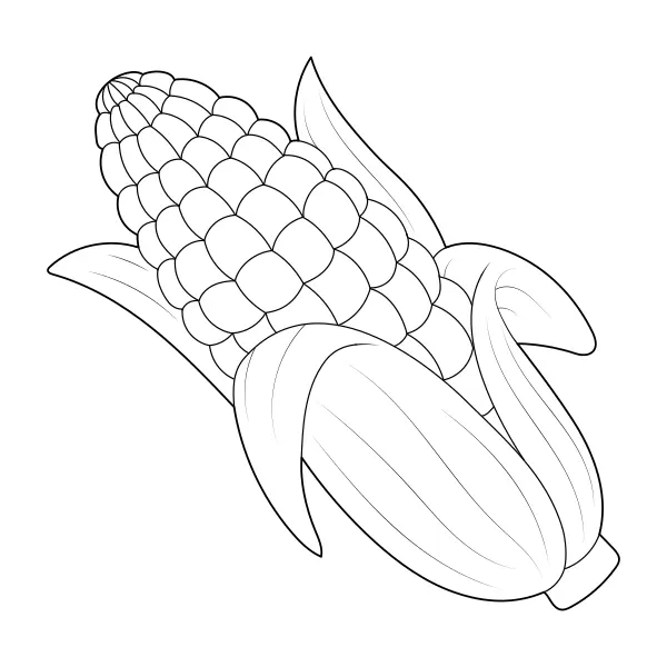 Milho | Desenhos para colorir online para crianças