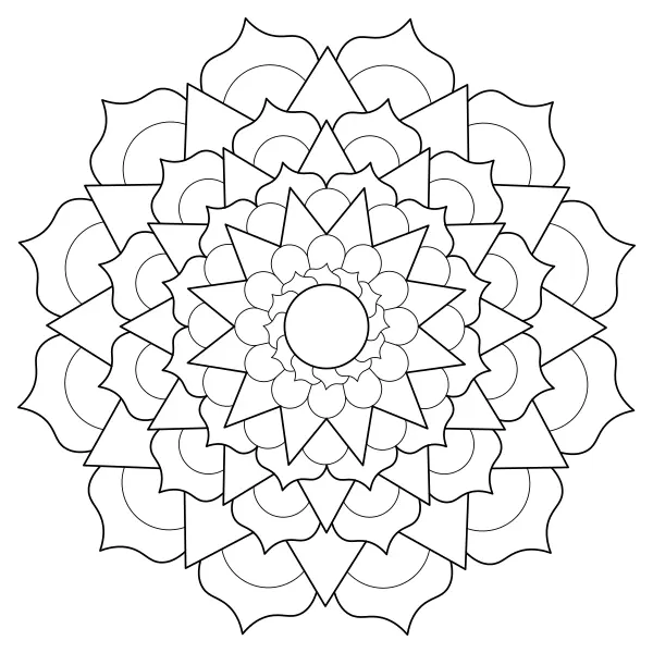 Mandala 61 | Desenhos para colorir online para crianças
