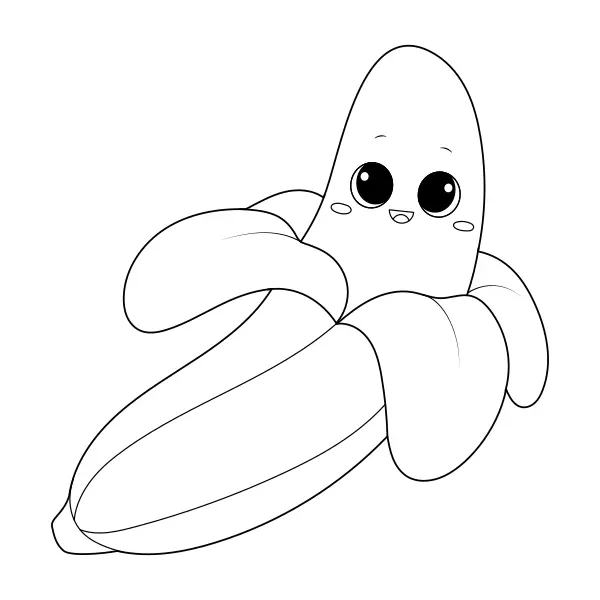 Banana | Desenhos para colorir online para crianças