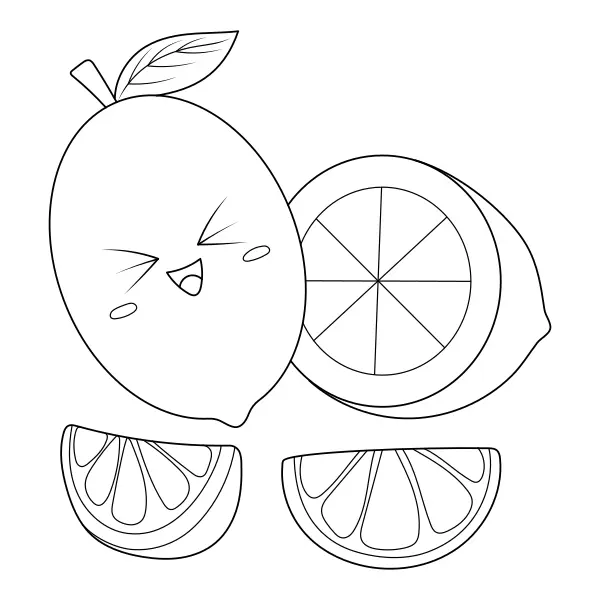 Limão | Desenhos para colorir online para crianças