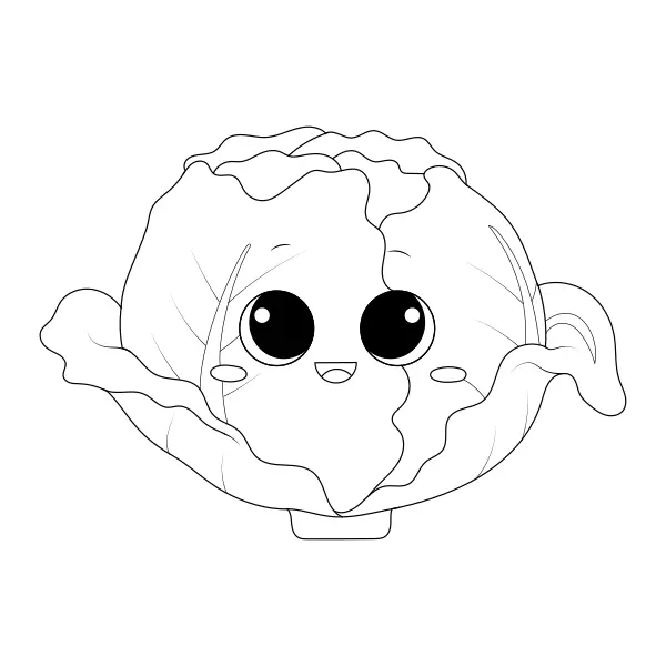 Repolho | Desenhos para colorir online para crianças