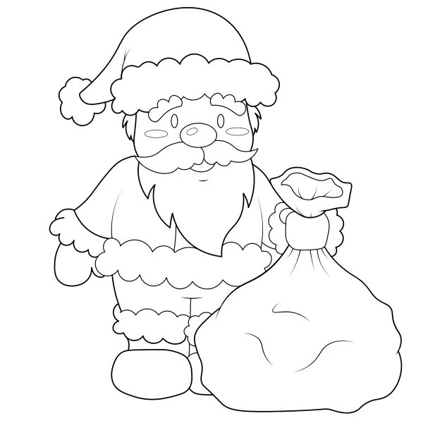 Papai Noel | Desenhos para colorir online para crianças