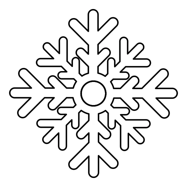 Floco de neve | Desenhos para colorir online para crianças