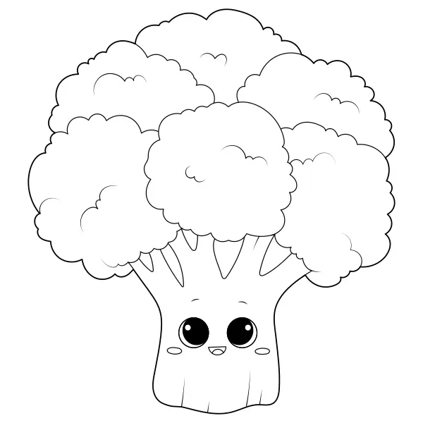 Brócolos | Desenhos para colorir online para crianças